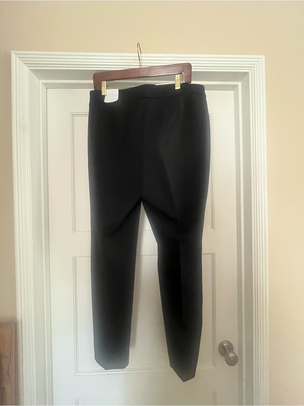 Talbots Black Women's Ponte Knit Ankle Pants